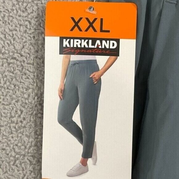 NEW Kirkland Signature Ladies Active Pants  XXL Moisture-Wicking Gray - Picture 6 of 9